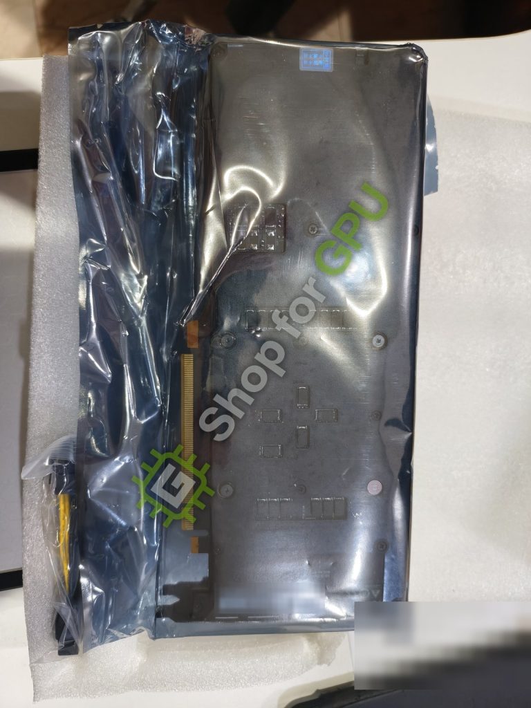 รูปสินค้าจริงจากร้าน Shop for GPU — การ์ดในถุงกันไฟฟ้าสถิต ด้านหลัง