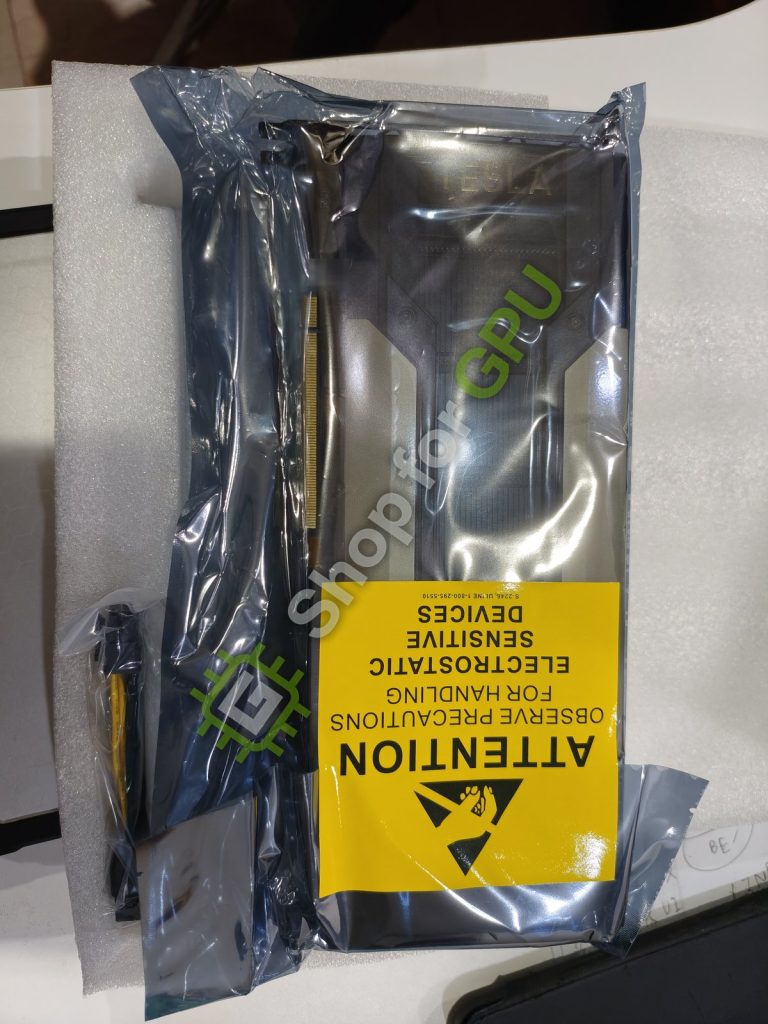 รูปสินค้าจริงจากร้าน Shop for GPU — การ์ดในถุงกันไฟฟ้าสถิต ด้านหน้า